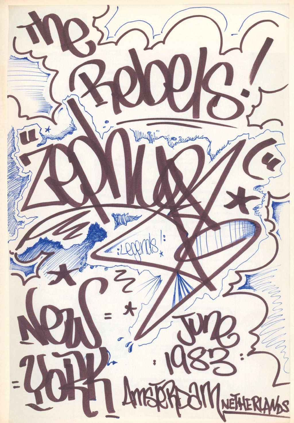 YAKI'S SCRAPBOOK - GALERIE YAKI KORNBLIT 1983