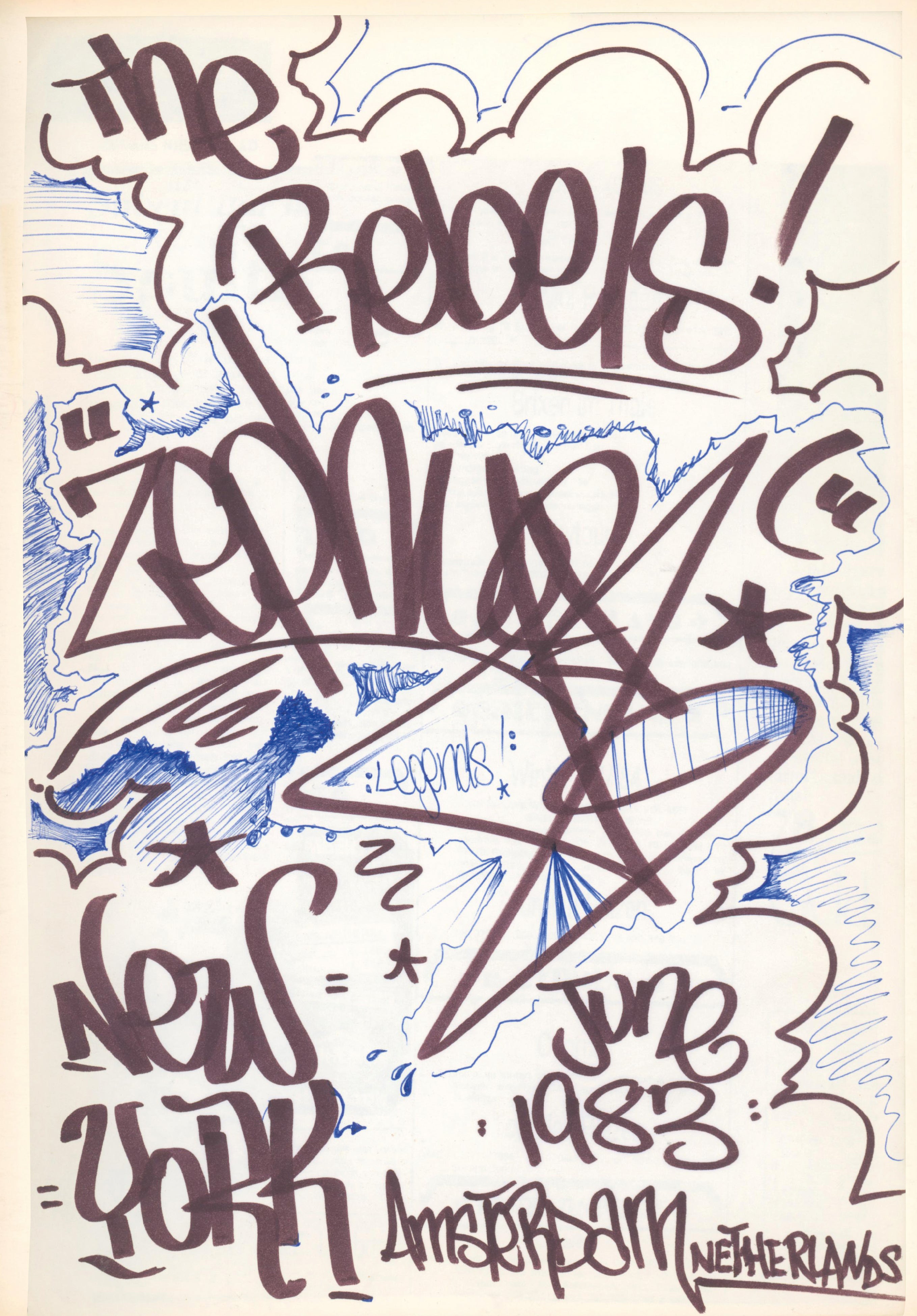 YAKI'S SCRAPBOOK - GALERIE YAKI KORNBLIT 1983