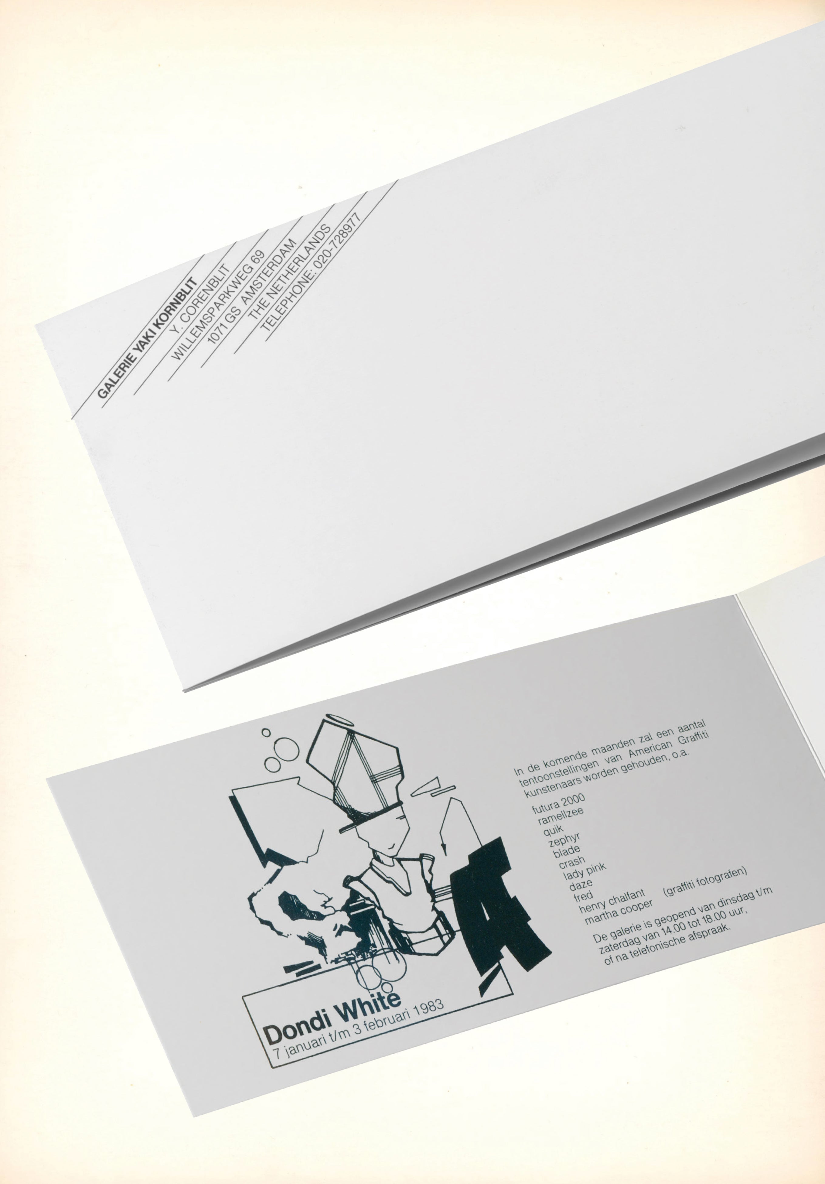 YAKI'S SCRAPBOOK - GALERIE YAKI KORNBLIT 1983