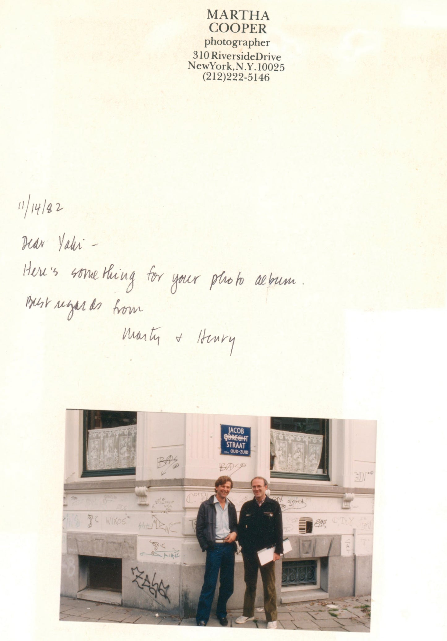 YAKI'S SCRAPBOOK - GALERIE YAKI KORNBLIT 1983