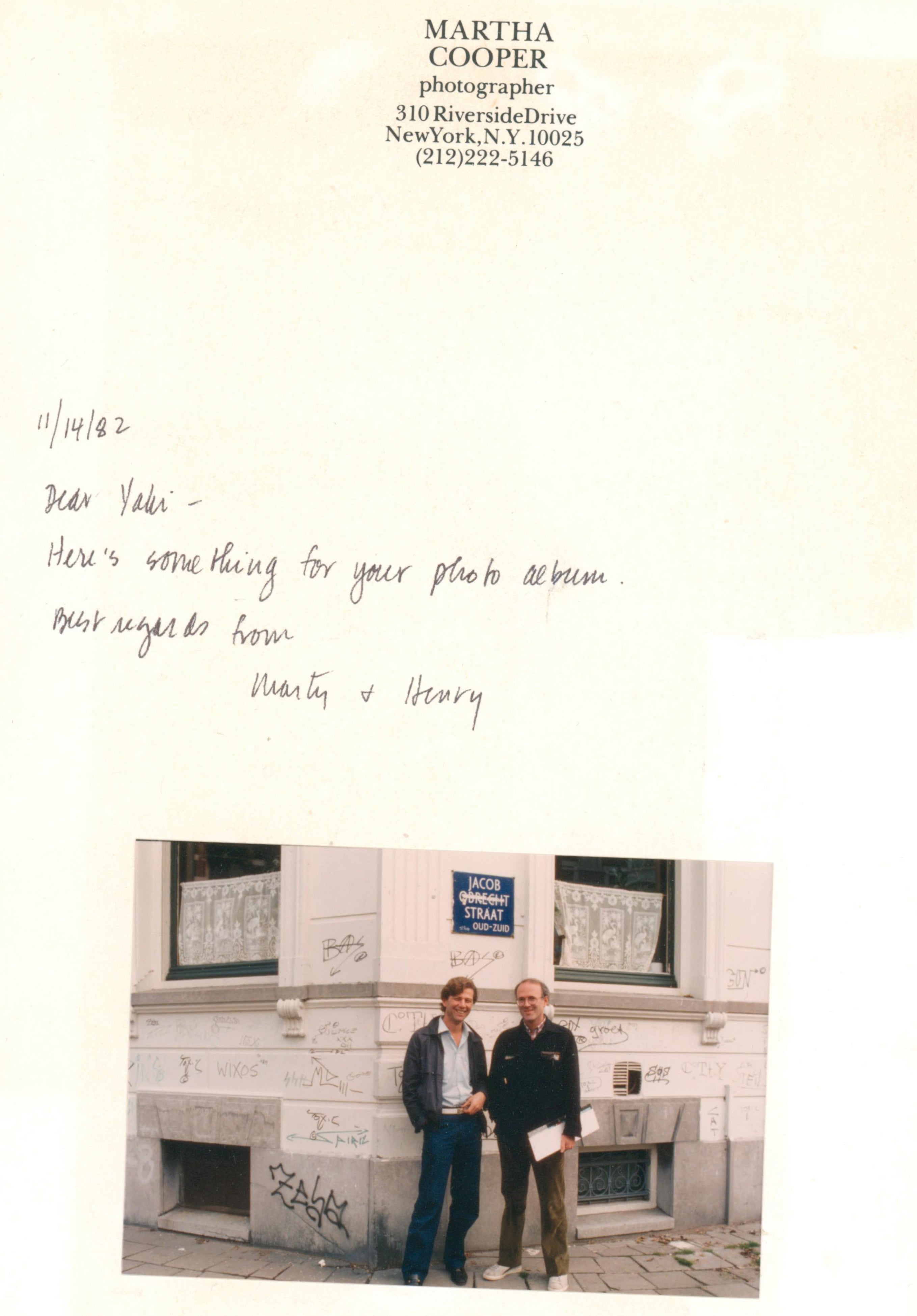 YAKI'S SCRAPBOOK - GALERIE YAKI KORNBLIT 1983