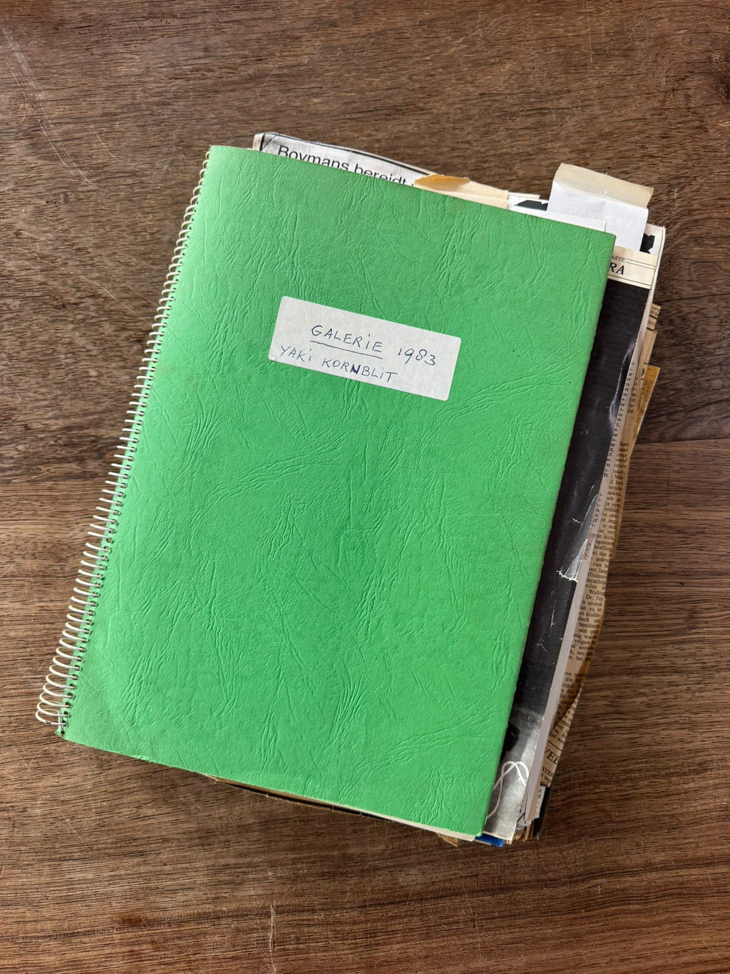 YAKI'S SCRAPBOOK - GALERIE YAKI KORNBLIT 1983