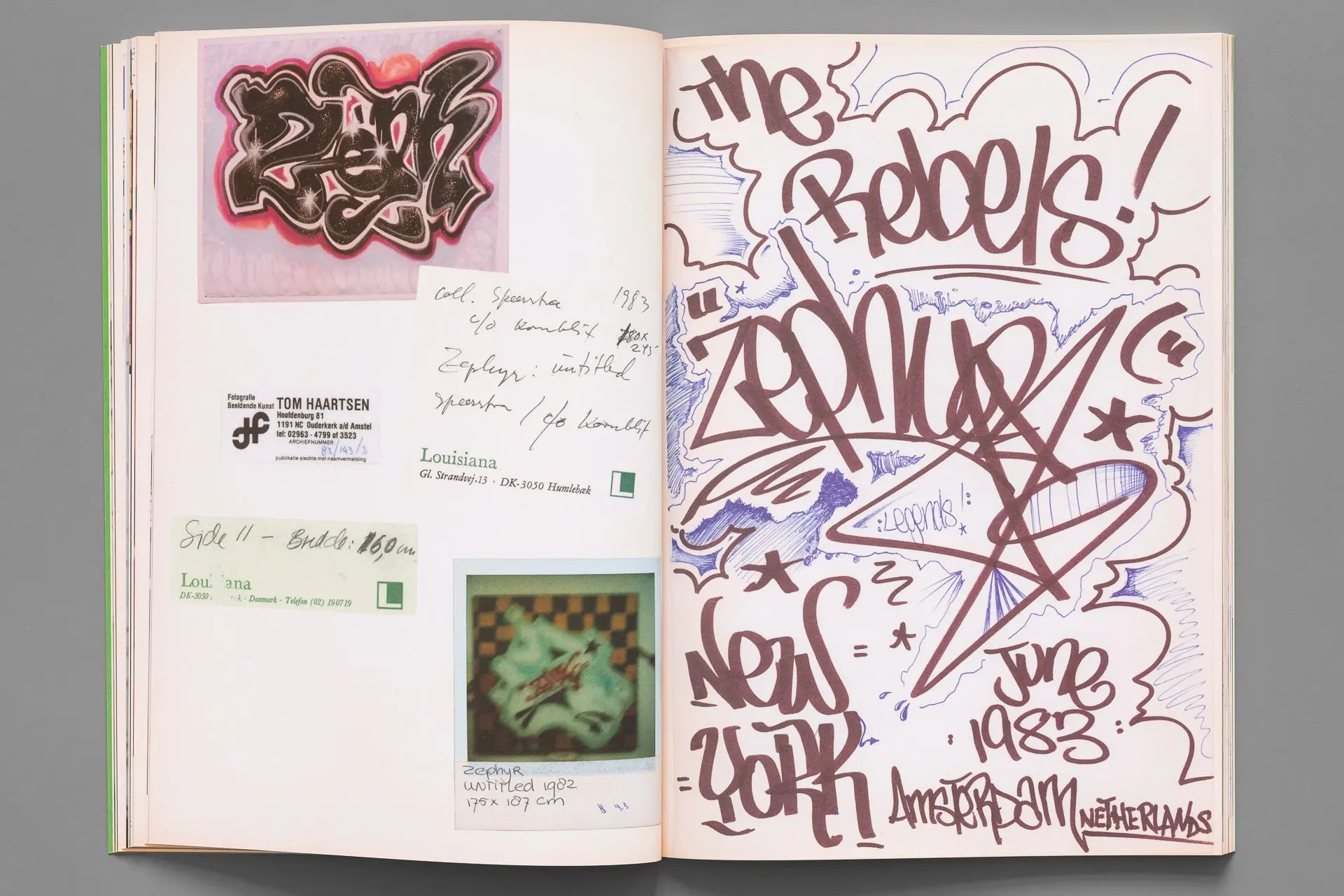 YAKI'S SCRAPBOOK - GALERIE YAKI KORNBLIT 1983